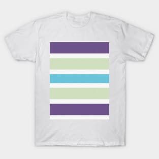 SIMPLE PASTEL GEOMETRIC STRIPES T-Shirt